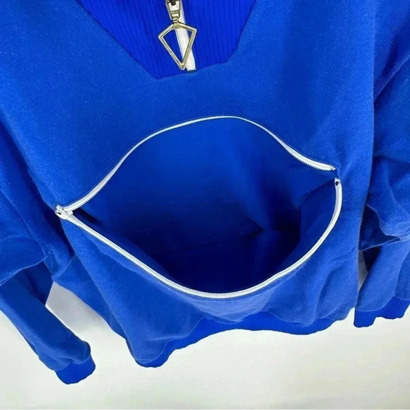 Vintage kangaroo pouch Janus of Norway quarter zip ski sweater - Picture 3 of 8